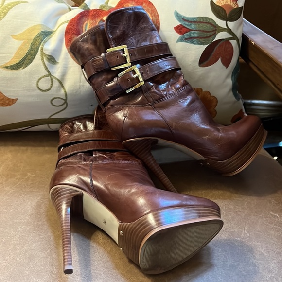 Michael Kors ankle boots, Sherpa lined, size 7 - Picture 3 of 3